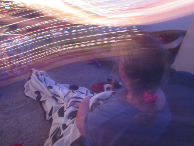 Missy on Christmas morning